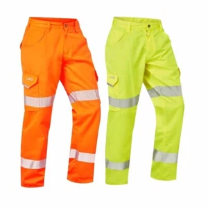 Leo Yelland Hi Vis leichte Arbeitshose Klasse 1 Cargo Combat Trouser 28-48" - Bild 1 von 3