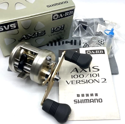 Mulinello Shimano AXIS 101 VERSION 2 Left Handed Bait Casting con scatola dal... - Immagine 1 di 4