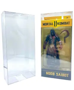 10 Case Protectors for McFarlane 7" Action Figures Spawn Mortal Kombat Display - Picture 1 of 6