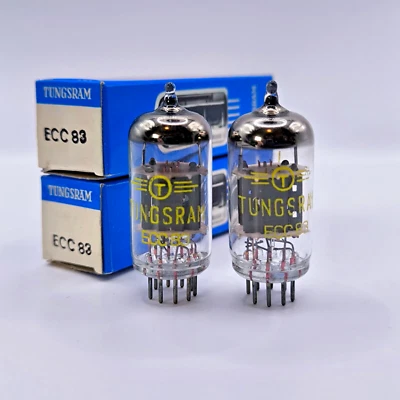 Tungsram ECC83 12AX7 tube, NOS NIB, NEW, made in Hungary, matched pair - Изображение 1 из 4