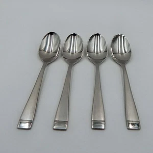 Oneida Stainless Flatware Mercer Teaspoons (Satin) Frosted 18/0 Set of 4 Dessert - Picture 1 of 12