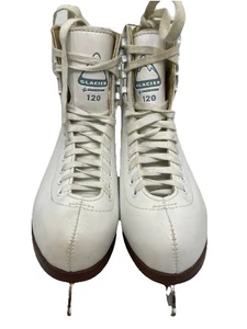Jackson Glacier 120 Girls Figure Ice Skates Beginners Classic Comfort Size 4 - Picture 1 of 5