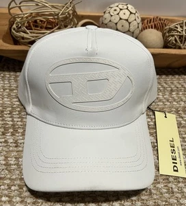 DIESEL Men's Baseball Hat Cap White - Picture 1 of 11