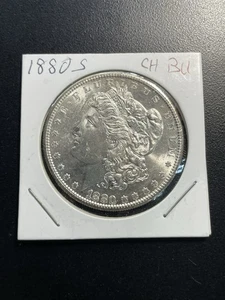 1880 S  MORGAN SILVER DOLLAR - SAN FRANCISCO MINT - CHOICE BU - Picture 1 of 4