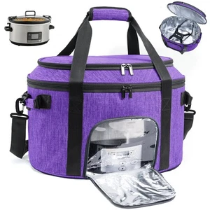 Double-Layer Slow Cooker Carrying Bag for 6-8 Quart CrockPot and Hamlton Beac... - Picture 1 of 8
