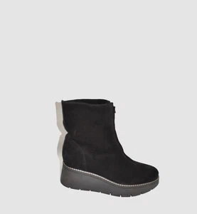 ¡Nuevo! Botín de cuña de gamuza La Canadienne Gale talla 11 negro plataforma DD515 - Imagen 1 de 6