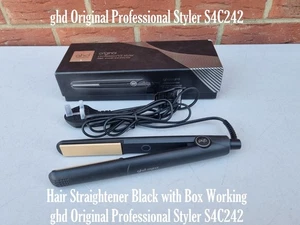 piastra capelli ghd originale professionale styler s4c242 nera con scatola funzionante - Foto 1 di 24