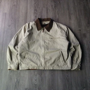 Chaqueta Woolrich De Colección Hombres XL Lona Tareas Granero Lana Azteca Manta Forrada Años 90 - Imagen 1 de 14