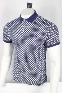 Polo Ralph Lauren Men's Custom Slim Polo Star Soft Cotton M Medium Blue - Picture 1 of 4