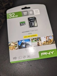 PNY - 32GB microSDHC UHS-I Memory Card - Picture 1 of 3