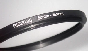 Aluminum 60-62mm Step Up Ring for Camera Lens Filter Used Used - Picture 1 of 1