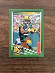 Jayden Reed 2025 Puntuación Paralelo Verde - Green Bay Packers #205 COLOR MATCH CASI NUEVO - Imagen 1 de 5