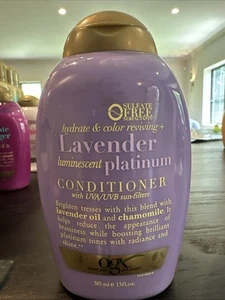 OGX Hydrate & Color Reviving LAVENDER Luminescent Platinum Conditioner 13oz FAST - Picture 1 of 2