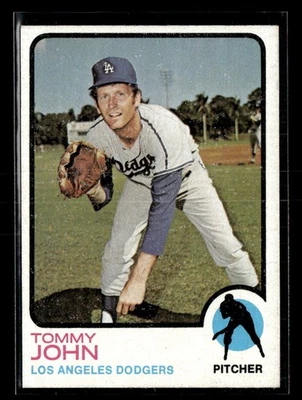 1973 Topps Tommy John #258 - Image 1 of 2