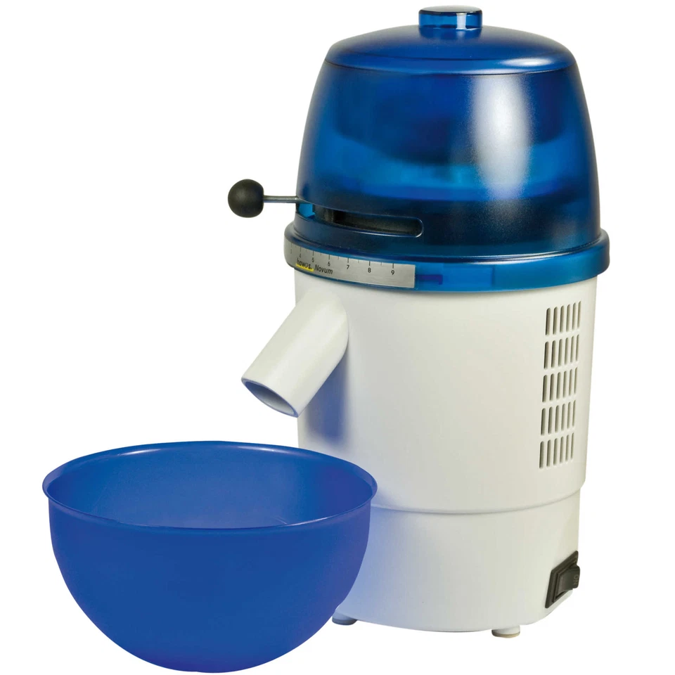 Getreidemühle Kornmühle von Hawos NOVUM Farbe Blau - Weiß NEU  - Bild 1 von 1