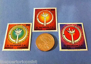 Set LORENZO HOMAR Juego PANAMERICANOS SAN JUAN Puerto Rico Stamp FDC Sello Taino - Picture 1 of 8