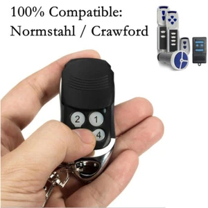 Parte telecomando garage 433,92 MHz per NORMSTAHL EA433 4K RCU Crawford T433-4 - Foto 1 di 6