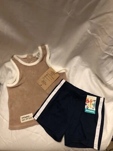 NWT Two Piece Set Boys Size 6-9 M Top And Shorts SKU 376 - Picture 1 of 6