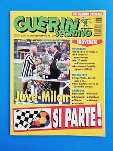 Guerin Sportivo 34-1995 + Poster Vialli baggio van Basten Sivori Glasgow - Bild 1 von 9