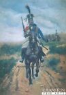 Napoleon War Military Art Print 9Th Regiment Of Hussars French Cavalry