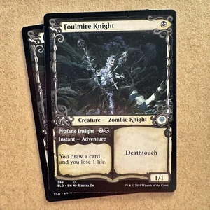 MTG ~ 2x ~ Foulmire Knight Showcase ~ ELD Thron von Eldraine ~ #286 ~ Neuwertig - Bild 1 von 6