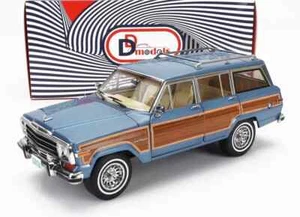 DD Models DC00101 JEEP GRAND WAGONEER 1989 - LIGHT BLUE MET / WOOD 1/18 - Foto 1 di 1
