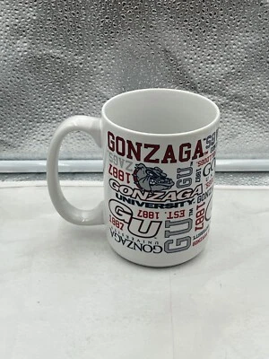 Taza de café Gonzaga Bulldogs NCAA Spirit Style 15 oz logotipo marcas Foto 1 de 3