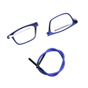 Portable Magnetic Reading Glasses for Men Reading Glasses with Magnet Hang on Ne - Picture 1 of 7