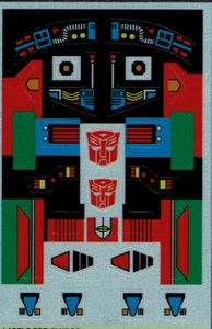 TRANSFORMERS GENERAZIONE 1, G1 AUTOBOT FANGHI ETICHETTE/ADESIVI RIPRODUZIONE - Foto 1 di 1