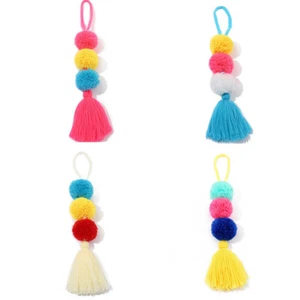 Keyring Handbag Keyring Waist Bohemia Keyring Key Holder Wallet Lovely Tassel - Picture 1 of 12
