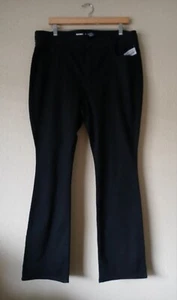 Old Navy Jeans High Rise Kicker Boot Cut Pants Plus Size 16 Black - Picture 1 of 8