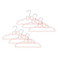 Living Textiles Baby Coat Hangers, 6 Pack (Pink Bow) Living Textiles