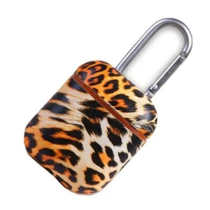 Color: Orange - Habitat Air Pod Protective Cover Case In Leopard Print - Picture 1 of 1