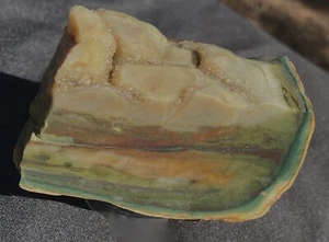 CARRASITE JASPER RARE OPEN NODULE SPECIMEN 12.7 OZ- 360 GRAM- 12.7 Oz - Picture 1 of 10