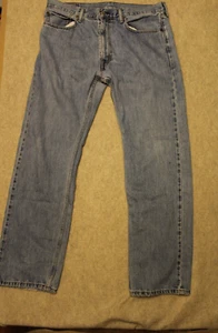 Levi's Levi Strauss & Co. 505 Straight Fit Men's 36 x 32 100% Cotton Denim Jeans - Picture 1 of 18