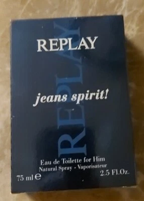 Replay Jeans Spirit 75 ml EDT  Eau de Toilette  for Him Spray  - Bild 1 von 2