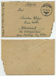 81490 - Feldpostbrief - 18.2.1941 nach Wiehlbrück bei Osberghausen - mit Inhalt - Picture 1 of 3