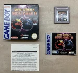 Mortal Kombat I & II (Nintendo Game Boy, 1997) KOMPLETT, SELTEN! - Bild 1 von 10