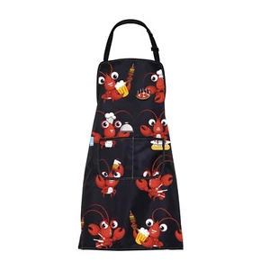 Crayfish Apron Crayfish Lover Gifts Red Lobster Apron Crayfish Cooking Kitche... - Picture 1 of 7