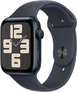Apple Watch SE 2 44mm Midnight Aluminum - Midnight Sport Band MXEK3LL/A - Picture 1 of 2