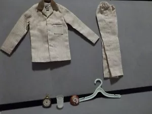 Vintage Barbie Ken Outfit #781 Sleeper Set Brown Complete 1962-1963 Loose - Picture 1 of 12