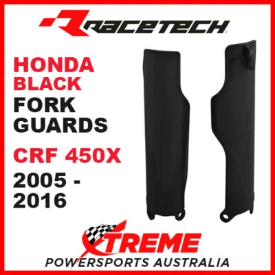 Protectores de horquilla negros Rtech Honda CRF450X 2005-2016 Foto 1 de 2