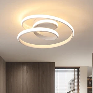 Plafoniera LED Moderno, 36W 4000LM Lampada Da Soffitto Design a Spirale, Lampada - Foto 1 di 12