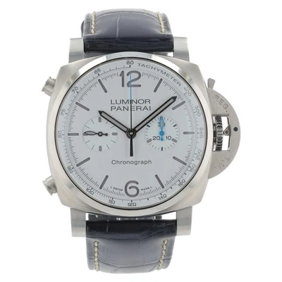 Panerai Luminor Cronógrafo Acero Inoxidable Esfera Blanca 44mm Automático Hombre PAM01218 Foto 1 de 4