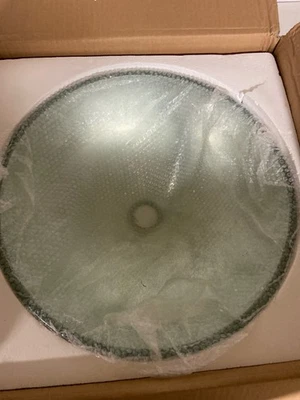 Miseno MNO032NV 16,5 дюйма серебристый стеклянный сосуд раковина для ванной - окрашенная фольга отделка - Изображение 1 из 2