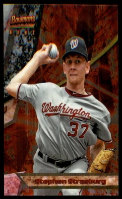 Stephen Strasburg 2011 Bowman #BB18 Nationals MLB LEER ENVÍO GRATUITO AutographDen Foto 1 de 2