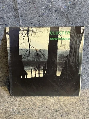 Vintage Cluster Sowiesoso Vinyl Record LP Krautrock Sky Records Germany 1976 Foto 1 de 4