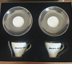 [Unbenutzt] Mercedes Benz AMG Tasse & Untertasse 2er Set mit Box - Bild 1 von 7