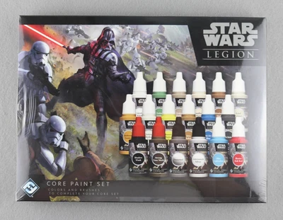 STAR WARS LEGION Conjunto de Pintura Núcleo Colores Juego Ejército Figuras SWS52 NUEVO SELLADO NOS Foto 1 de 3