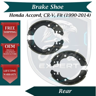 Zapatas de freno traseras Bosch OEM para Honda Accord CR-V 1990-2014 aptas para 10 años de garantía Foto 1 de 4